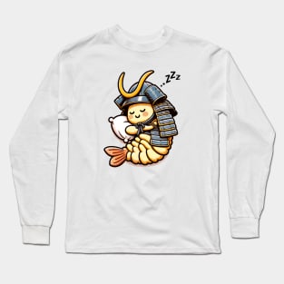 The sleeping tempura samurai. Long Sleeve T-Shirt